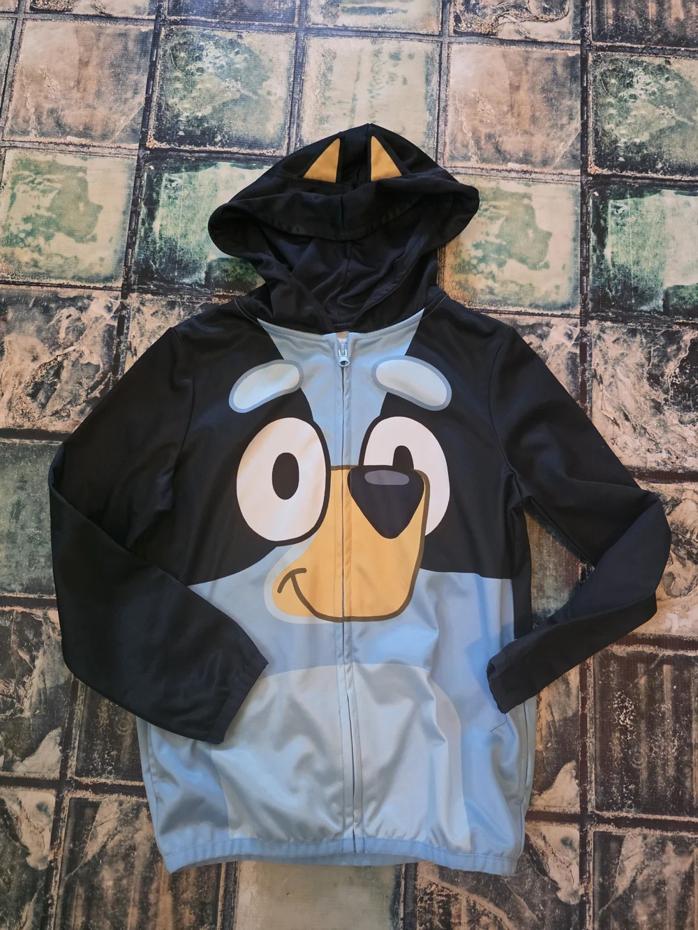 Kids' 7 Bluey Cartoon Hoodie Jacket